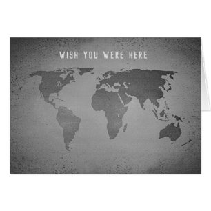 Carte du monde drôle