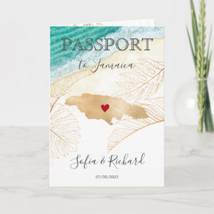 Carte du monde du passeport de destination Mariage