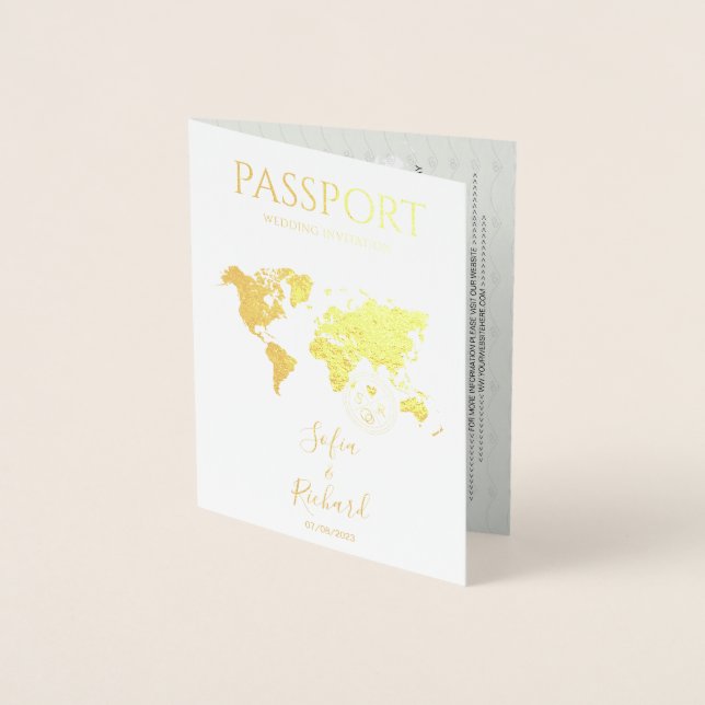 Carte du monde du passeport de destination tropica (Devant)