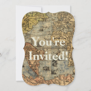 Carte du monde Forlani Antiquev 1565 Renaissance