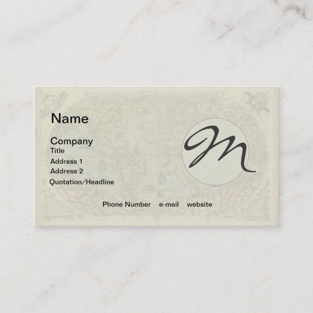 Carte du monde Forlani Antiquev 1565 Renaissance (Devant)