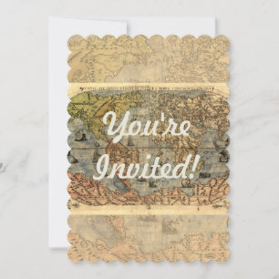 Carte du monde Forlani Antiquev 1565 Renaissance