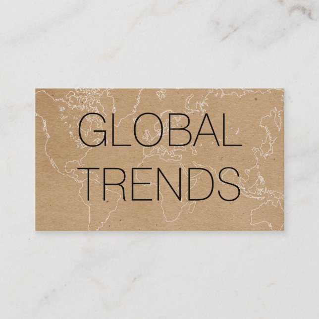 Carte du monde (plan) | Nature (Devant)