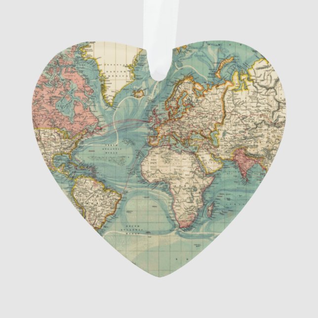 Carte du monde vintage (dos)