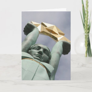Carte du monument de la liberté lettonne
