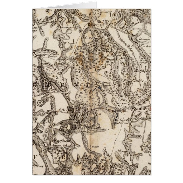 Carte du Morvan Atlas (Devant)