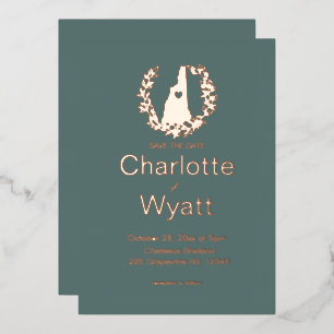 Carte du New Hampshire Mariage de destination 