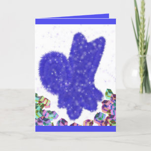 Carte du Nouvel An pour chien de neige cool