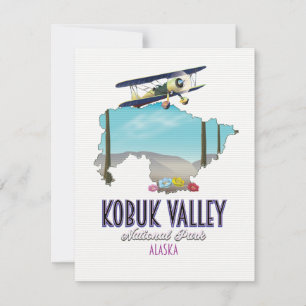 Carte du parc national de la vallée de Kobuk en Al