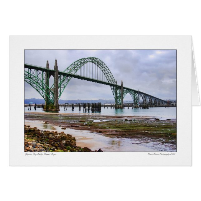 Carte du pont de la baie Yaquina (Devant horizontal)