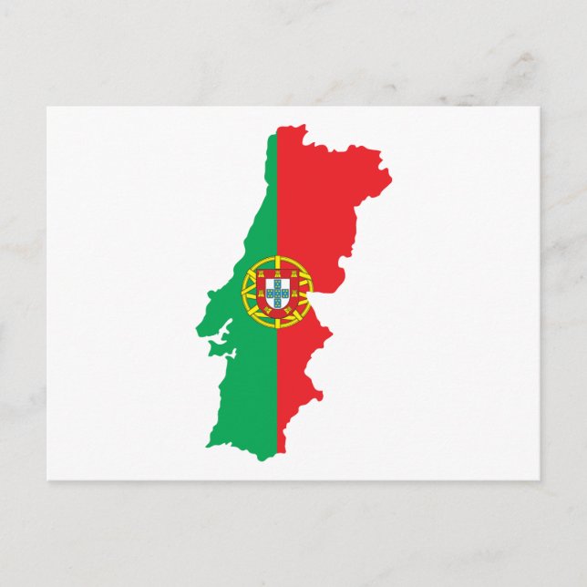 Carte Du Portugal (Devant)