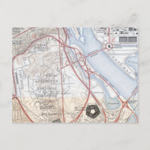 Carte du réseau routier du Pentagone