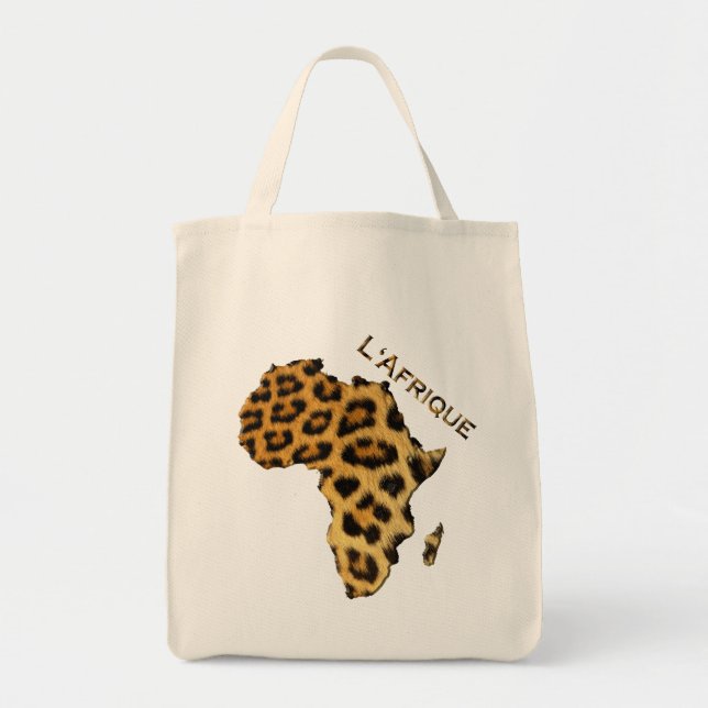 Carte du Sac fourre-tout de l'Afrique à points léo (Devant)