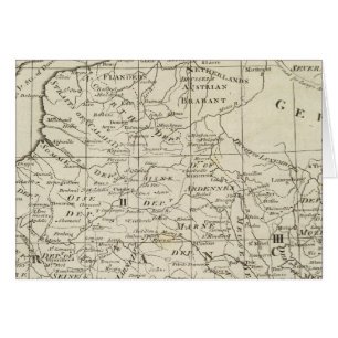 Carte du siège de la guerre en France