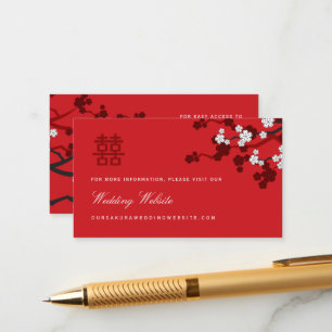 Carte du site web chinois Mariage White Cherry Blo