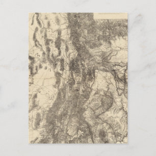 Carte du territoire de l'Utah