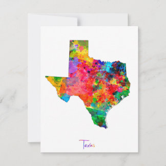 Carte du Texas