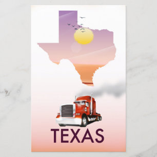 Carte du Texas Big Rig