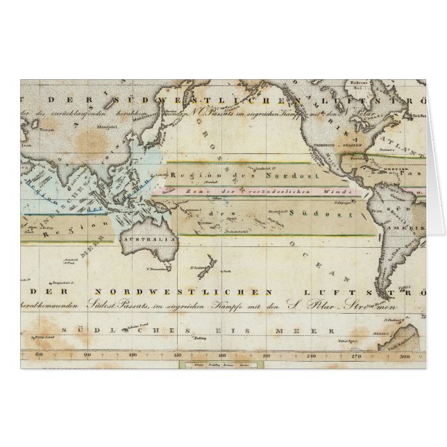 Carte du vent de la Terre (Devant horizontal)