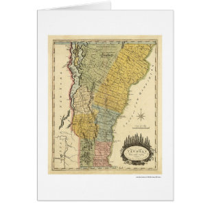 Carte du Vermont par Carey 1814