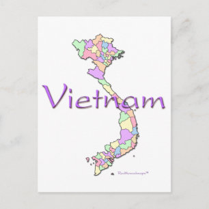 Carte du Vietnam