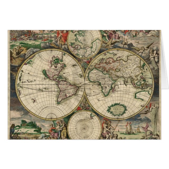 Carte du Vieux-monde (Devant Horizontal)