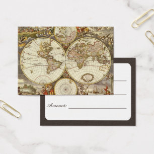 Carte du Vieux Monde antique par Frederick de Wit,