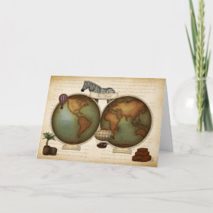 Carte du voyageur du monde néo-victorien Atlas Ste