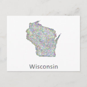 Carte du Wisconsin