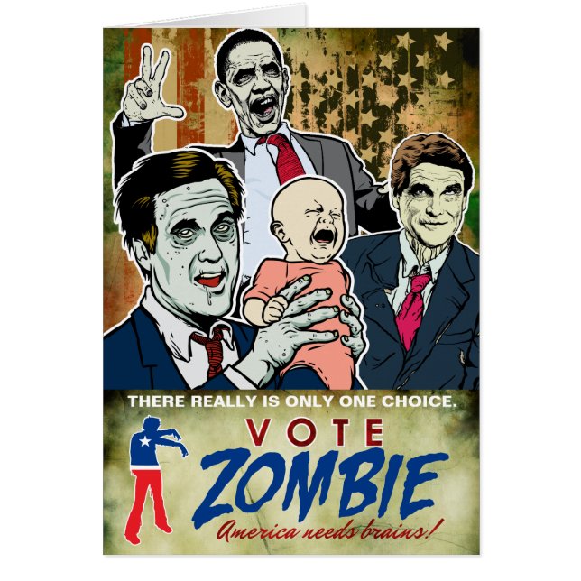 Carte du zombi 2012 de vote (Devant)