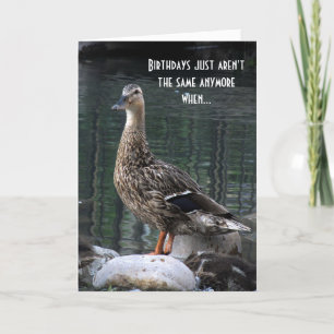 Carte Duck Birthday Card
