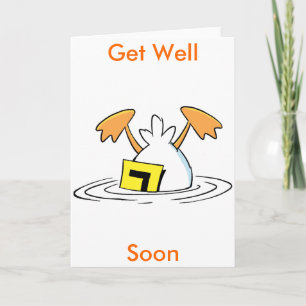 Carte Duck Crash Cartoon Se Bien Bientôt