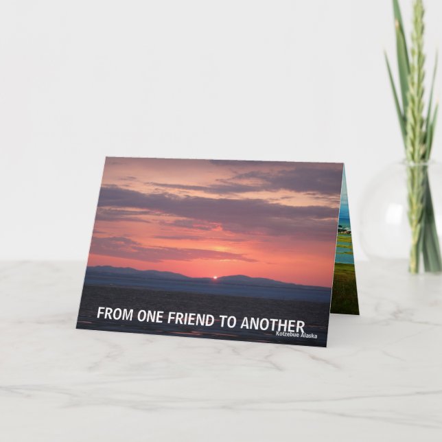 CARTE D'UN AMI À L'AUTRE (Devant)