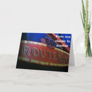 CARTE D'UN CLASSIQUE À L'AUTRE - ROUTE 66 ANNIVERSAIRE