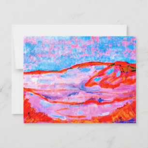 Carte Dune IV oeuvre colorée de Piet Mondrian