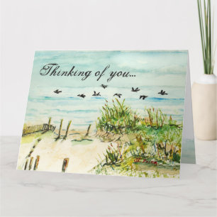 Carte Dunes de sable et banques externes la Caroline du