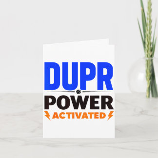 Carte Dupr pouvoir activé _ citation drôle de pickleball