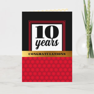 Carte Durée du jalon de l'anniversaire de l'employé