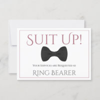 Dusty Costume Rose Be My Ring Bearer Fun Bow Crava
