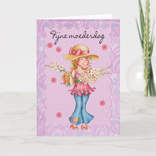 Carte Dutch Mother's Day Card, Love You Bunches ! (Devant)
