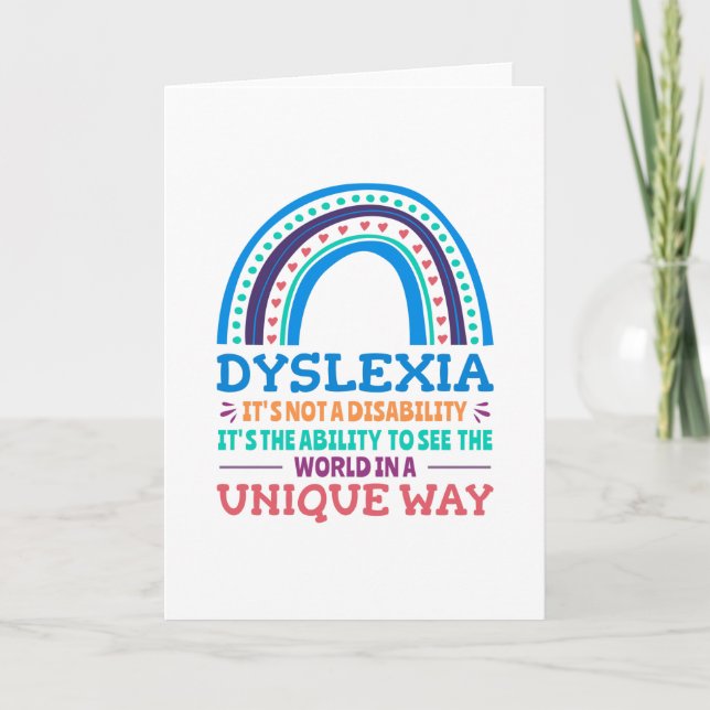 Carte Dyslexia (Devant)