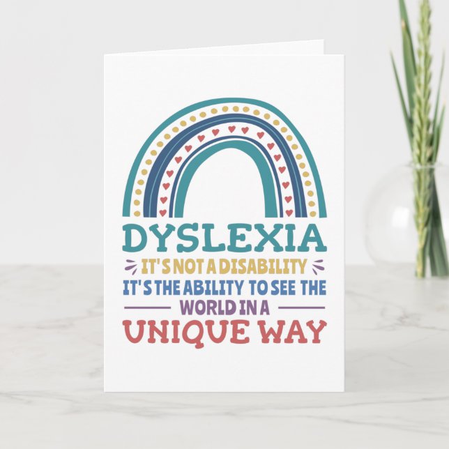 Carte Dyslexia (Devant)