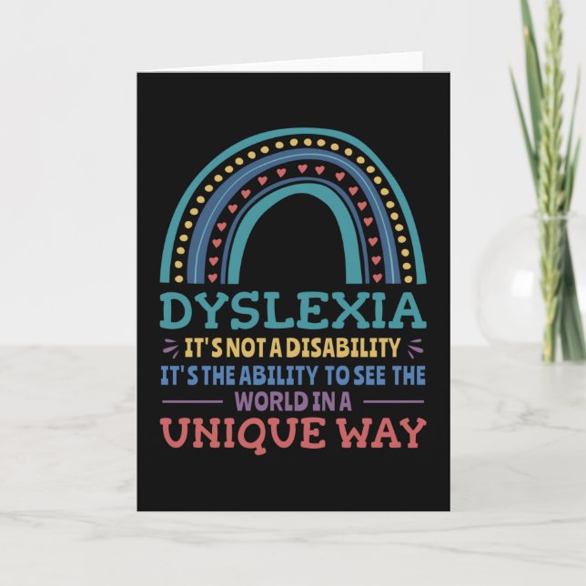 Carte Dyslexia (Devant)