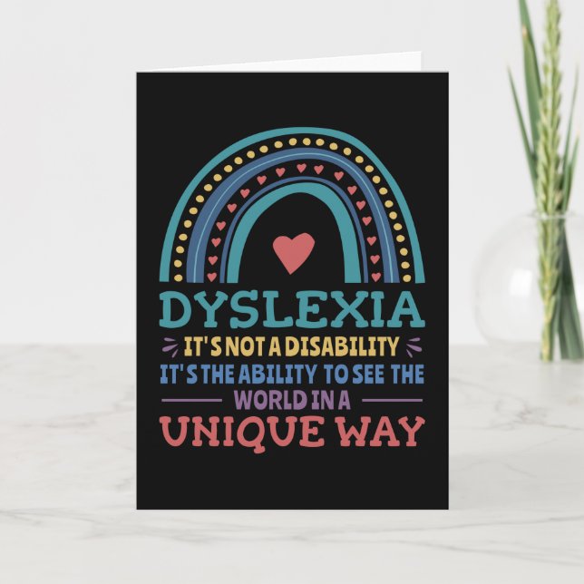 Carte Dyslexia (Devant)