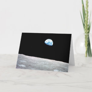 Carte Earthrise - la perspective lunaire