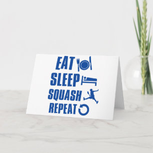 Carte Eat sleep squash
