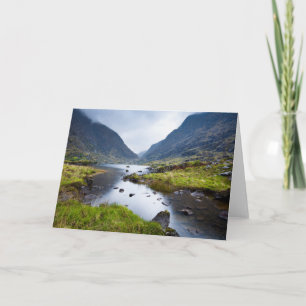 Carte Eau Gap de Dunloe Comté Kerry Irlande