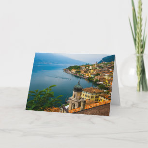 Carte Eau San Benedetto Church Lake Garda, Italie