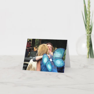 Carte Écartez votre anniversaire d'ailes