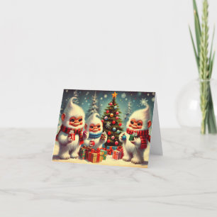 Carte Échange de cadeaux Yeti 